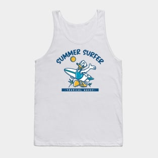 the donal duck surfing Tank Top